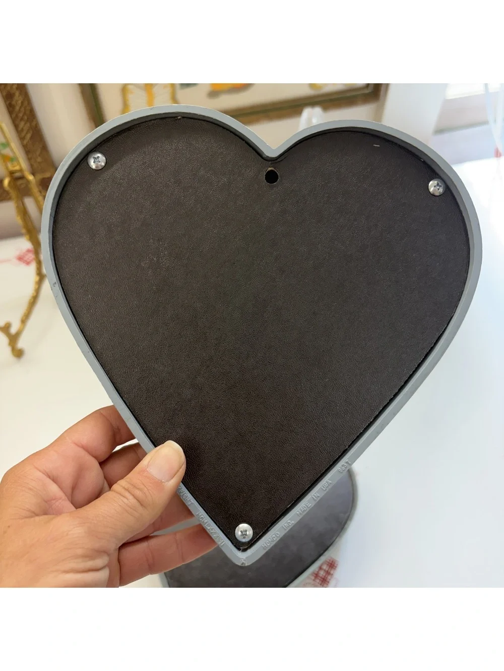 Granny-core heart shaped wall hanging set vintage 80s/90s